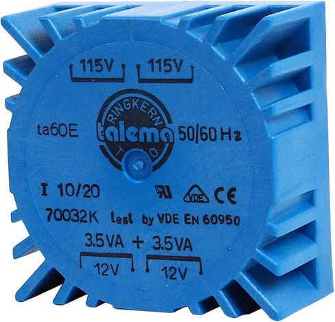 Talema 7W Dual 7V 9V 12V 15V محول حلقة محولات محول الحمى الحلقة COW 7VA (7W DUAL 9V) in Saudi Arabia