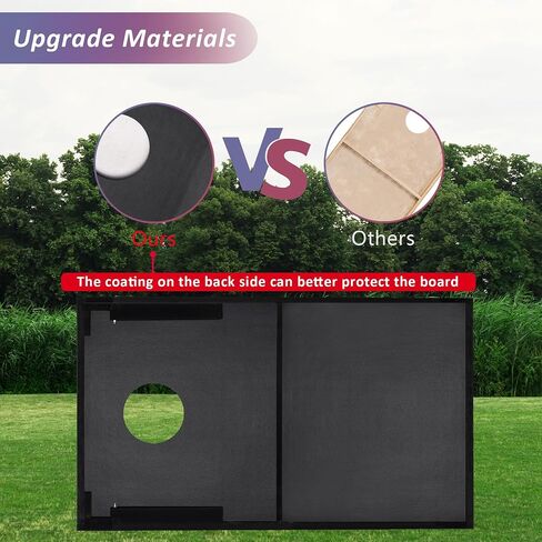 مجموعة Cornhole ، لوحات تنظيم/خلفي لوحات الذرة مع 8 أكياس فول وحالة حمل ، 4x2/3x2 حفرة الذرة في الهواء الطلق لوحة Troam للبالغين خارج الأنشطة in Saudi Arabia