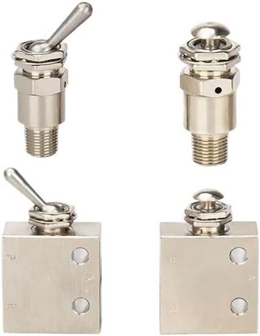Cokyis Air Pneumatic Mechanical Valve 2 موضع 5 طريقة تبديل زر التبديل TAC2-41V 31V 41P 31P 41PP TAC-4V 4P 3P 3V TV-3S (اللون: TAC2-41V) in Saudi Arabia