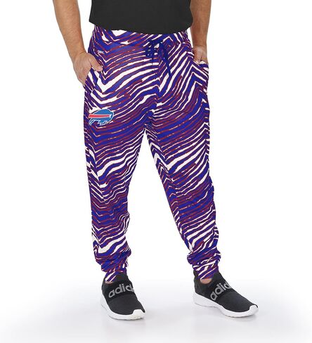 Zubaz NFL Men Team Logo Zebra Sweatpants in Saudi Arabia