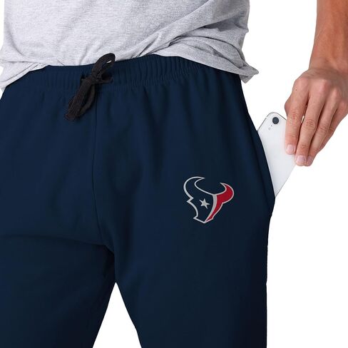FOCO NFL Men's Officially Licensed Team Color Primary Logo Prime Time Football Sweatpants Joggers Pants in Saudi Arabia