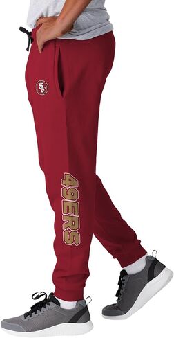 FOCO NFL Men's Officially Licensed Team Color Primary Logo Prime Time Football Sweatpants Joggers Pants in Saudi Arabia