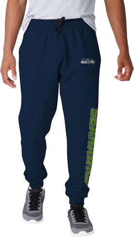 FOCO NFL Men's Officially Licensed Team Color Primary Logo Prime Time Football Sweatpants Joggers Pants in Saudi Arabia