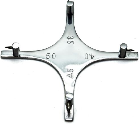 3× Dental Boone Height Gauge Orthodontic 3.5mm-4mm-4.5mm-5mm Measuring Instruments in Saudi Arabia