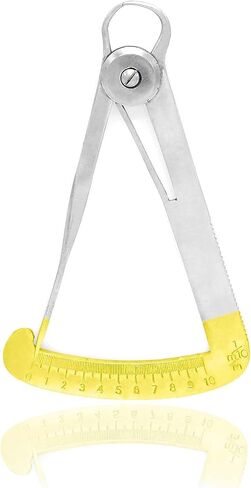 Golden Measure Stainless Steel Iwanson Dental Gauge Caliper 0-10mm - Diamonds, Jewelry Stones in Saudi Arabia
