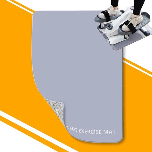 Non-Slip Workout Mat for Under Desk Ellipticals, Ellipse Leg Exerciser Machine Mat, 3mm Thick Exercise Equipment Mats, Improves Machine Stability & Protects The Floor, 23.62 x 16.92 Inches in Saudi Arabia