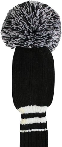 Scott Edward Multi-Style Optional Individualized Knit Golf Club Head Covers Set of 4, Fit for Driver Wood(460cc) * 1, Fairway Wood * 2, and Hybrid(UT) * 1, for Male/Female Golfers in Saudi Arabia