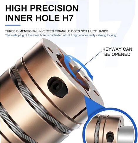 LDG2-B-D32L41 DASPLER ADCPLER 8 مسامير عالية القوة مرنة توصيل قرص القرص للمحرك 1PCs (5x7) in Kuwait