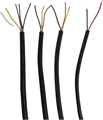CAARLA UL (PVC) Wire and Cable Electr Cabl Sheathed Cable Wire 24 AWG 2 3 4 5 core Wire Multi-core Mouse Wire Signal Control U+S+B Data Cable(2core 300m) in Saudi Arabia