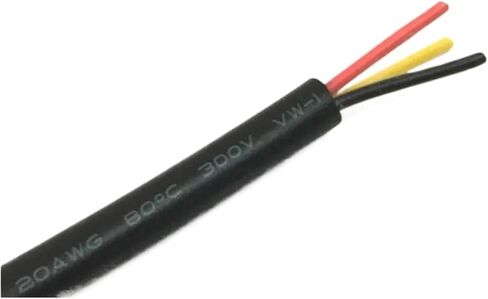 CAARLA UL (PVC) Wire and Cable Electr Cabl Sheathed Cable Wire 24 AWG 2 3 4 5 core Wire Multi-core Mouse Wire Signal Control U+S+B Data Cable(2core 300m) in Saudi Arabia