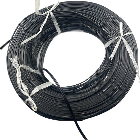 CAARLA UL (PVC) Wire and Cable 10 Meters/lot Double Parallel Cable SPT-1 20AWG Parallel Line Power Wire 0.5 Square 2pin Black Electrical Wire in Saudi Arabia