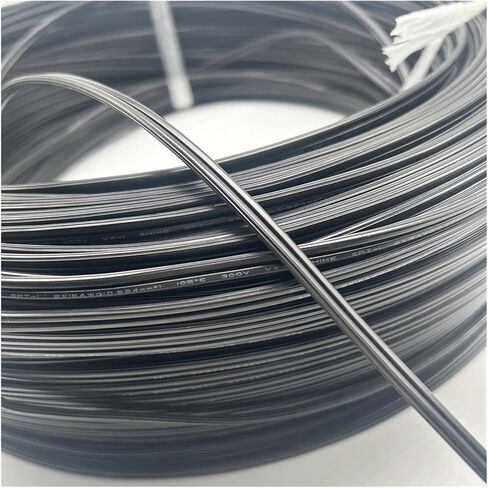 CAARLA UL (PVC) Wire and Cable 10 Meters/lot Double Parallel Cable SPT-1 20AWG Parallel Line Power Wire 0.5 Square 2pin Black Electrical Wire in Saudi Arabia