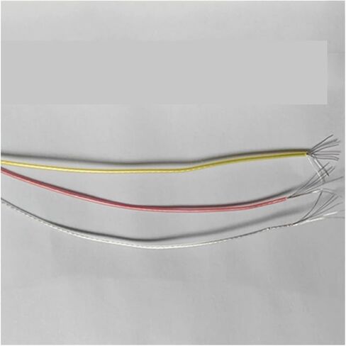 CAARLA UL (PVC) Wire and Cable Silver-Plated Wire Telflon Audio Cable Headphone Signal Cable OD 0.7 Thin Wire High Fidelity High Resolution 10M(Yellow) in Saudi Arabia