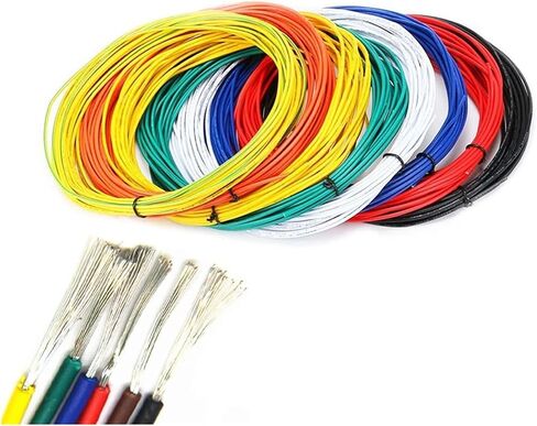 UL (PVC) Wire and Cable Extension Cable 16AWG 2.4mm PVC Tinned Copper Stranded Wire Cord 5m 10m 300V Wire UL1007 Electronic Wire(Green,5 Meters) in Saudi Arabia