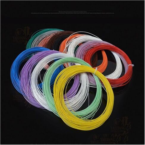 UL (PVC) Wire and Cable UL10064 Single Wire 24 AWG Multicolor Silver Plated Stranded Telflon Wire 10Meters PTFE High Temperature Signal Cable(Red) in Saudi Arabia
