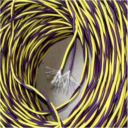 CAARLA UL (PVC) Wire and Cable Compensation Line Silver Plated Wire Silver Plated Stranded Suitable for Internal Cable Signal Line 2Core 3Core Power Wire(3p Orange red Black) in Saudi Arabia