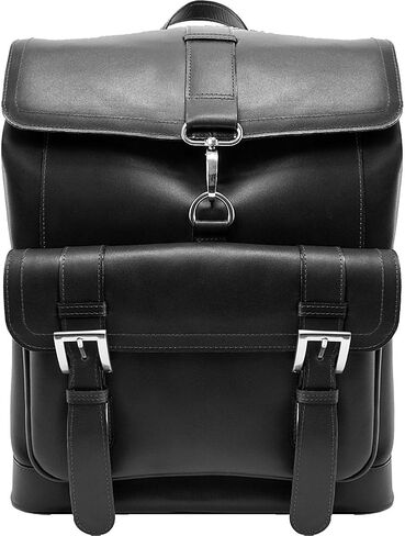 McKLEIN 15" Leather Laptop Backpack- HAGEN- Brown in Saudi Arabia