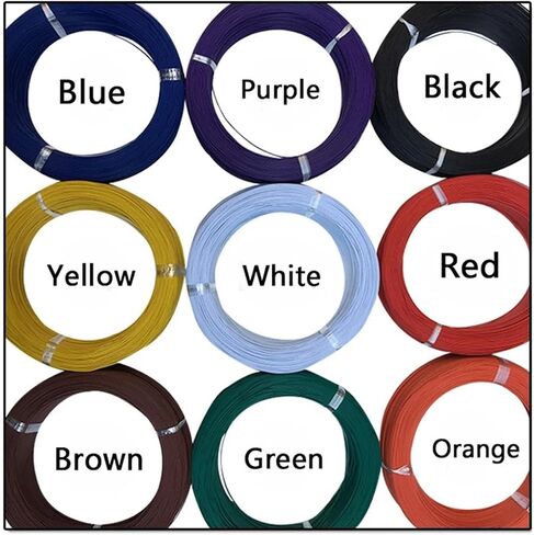 UL (PVC) Wire and Cable 5/10meters UL1015 AWM 16AWG Wire OD 3.1mm PVC Tinned Copper Stranded Cable Cord 600V Power Electronic Line(Yellow,10 Meters) in Saudi Arabia