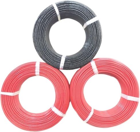 UL (PVC) الأسلاك والكابل UL1430 24AWG OD 1.4 ملم سلك الإلكترون خط درجة حرارة عالية 300V 105 درجة أمريكس سلك النحاس المعزول (أحمر ، 30 متر) in Saudi Arabia