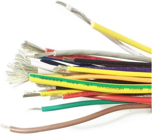 UL (PVC) الأسلاك والكابل UL1430 24AWG OD 1.4 ملم سلك الإلكترون خط درجة حرارة عالية 300V 105 درجة أمريكس سلك النحاس المعزول (أحمر ، 30 متر) in Saudi Arabia