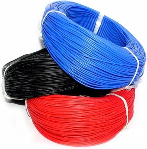 UL (PVC) الأسلاك والكابل UL1430 24AWG OD 1.4 ملم سلك الإلكترون خط درجة حرارة عالية 300V 105 درجة أمريكس سلك النحاس المعزول (أحمر ، 30 متر) in Saudi Arabia