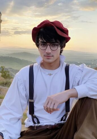 Procos Renaissance Tudor قبعات القبعات المسطحة للنساء القبعات القبعات الفرنسية رسام Cap Classic Costume Men Median in Saudi Arabia