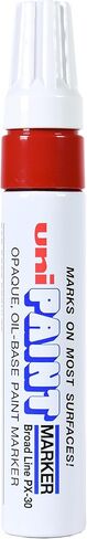 Uni-Ball Uni Paint Px-30 Divers Paint Paint ، خط عريض (8 مم) ، الذهب ، 2 العد in Saudi Arabia