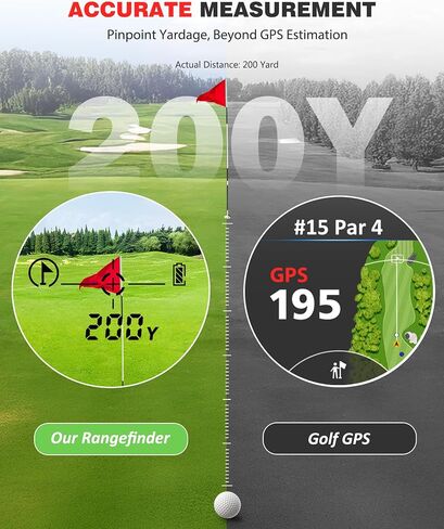Golf Rangefinder مع Slope ، Golf- 660 Pro Laser Rangefinder ، اهتزاز قفل عمود العلم ، التكبير 6x ، إكسسوارات جولف جولف مركبة مغناطيس مع عرض Clarity LCD in Kuwait