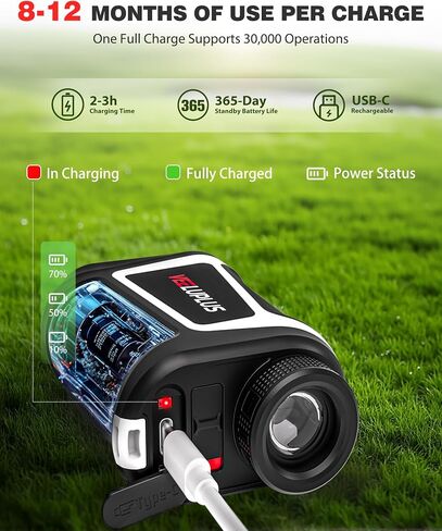 Golf Rangefinder مع Slope ، Golf- 660 Pro Laser Rangefinder ، اهتزاز قفل عمود العلم ، التكبير 6x ، إكسسوارات جولف جولف مركبة مغناطيس مع عرض Clarity LCD in Kuwait