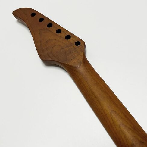 ابدأ الغيتار الرقبة 22 الحنق ، 25.5 '' Canada Canada Maple Electric Guitar Neck مع دائرة نصف قطرها 9.5 '' fretboard لاستبدال أجزاء الغيتار Style Style (القيقب المحمص) in Kuwait