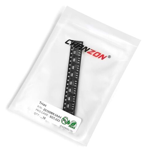 Chanzon Z0109MN5AA4 Z0109MN 5AA4 SOT-223 ثنائية الاتجاه TRIAC SMD ، متوافق مع تطبيق Thyristor ، SCR محكم السيليكون مع الجهد الكهربائي المتكرر خارج الدولة 600-800V (حزمة من 10pcs) in Saudi Arabia