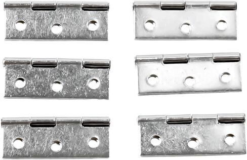 10 Pieces Door Hinge Bearing Butt Internal Built-in Stainless Steel Hinge Home Workshop Door Replacement Parts 4.4x3.1cm in Kuwait