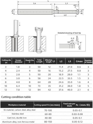 الخلفية الأمامية Deburrer Double Angering Charter Cutter inner Chamfer 90 ° 60 ° for Metal Hole Internal Burr Dexival CNC Cutter (60 درجة ، steel_10x35x10x73) in Kuwait