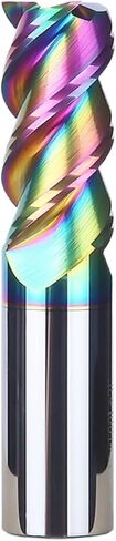 HRC62 3 Flute Carbide end Mill Aluminum DLC Paintcoa 1,2,3,4,5,6mm,7,8,9,10,12 for Fiberglass Acrylic Copper Plastic Router Bit(6x30x6x100) in Saudi Arabia