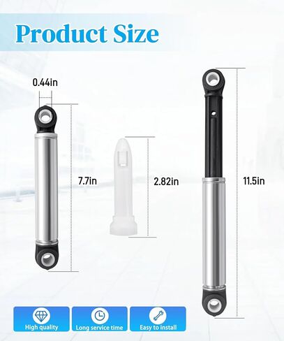 383EER3001E Washer Shock Absorber Fits For LG Washing Machine,WM2277HW,WM1811CW,WM2075CW, WM2677HBM, WM0532HW,WM1832CW,WM2277HB,WM2032HW,WM0642HW,Replaces AP4436949,1267433, EA3522309,PS3522309 in Saudi Arabia