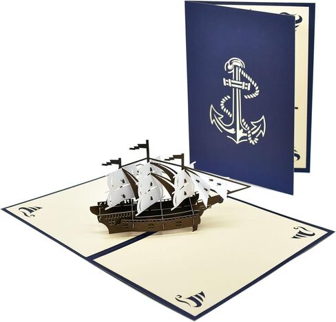 3D Airplane Pop Up Card Greeting Card with Envelope-All Occasion Cards-Airplane Pop Up Card in Saudi Arabia