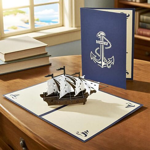 3D Airplane Pop Up Card Greeting Card with Envelope-All Occasion Cards-Airplane Pop Up Card in Saudi Arabia
