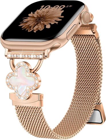 Slim Milanese Loop Band for Apple Watch Bands for Women 40mm 41mm 42mm 38mm in Saudi Arabia