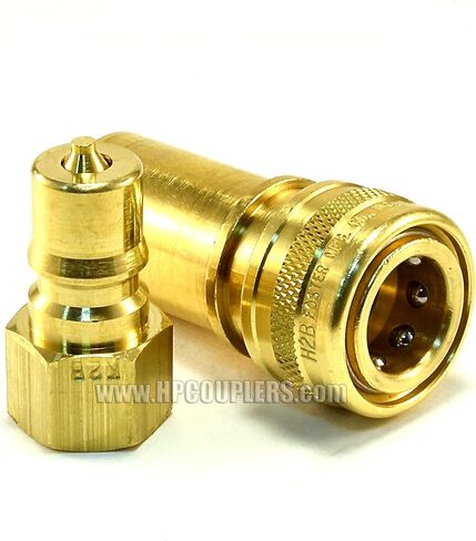 4 مجموعات تنظيف السجاد 1/4 "النحاس النحاس سريع قطع التوصيل بقطع الخراطي in Kuwait