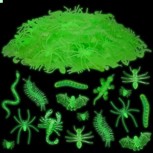 220Pcs Realistic Halloween Plastic Bugs Trick Joke Toys, Cockroaches Spiders Centipedes Scorpions Flies Ants for Kids Halloween Party Favors Fool's Day Decoration in Saudi Arabia