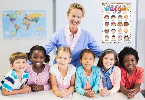 JUESMOS Boho Voice Level Poster Chart Voice Level Poster Classroom Decorations Classroom Rules Posters Noise Levels Educational Sign for Back to School Elementary Pre-k Teachers Supplies in Saudi Arabia