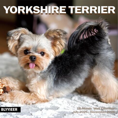 2025-2026 Wall Calendar,Schnauzer Wall Calendar, 12" x 24" Open,Family Planner Calendar Organizer with Schnauzer Images, for Dogs Lovers in Saudi Arabia