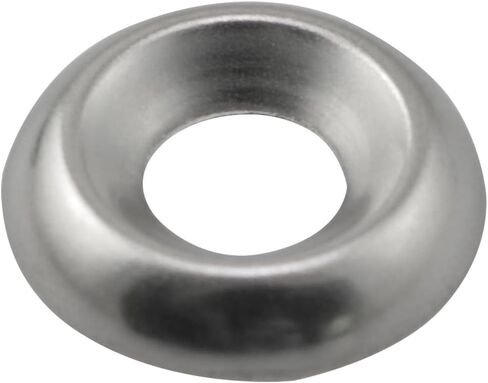 Maxmoral No. 8 Countersunk Finishing Washer Bowl Fisheye Stainless Steel Cup Silver Polished for Garden Hose Faucet Shower Head Steam Tank Pump Valve in Saudi Arabia