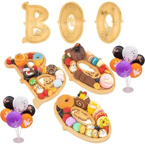 4pcs زخارف التخرج الخشبية رقم box charcuterie box- (مع 14 بالونات) 2025 أرقام charcuterie ملء الحفلات التخرج الغذائية مناسبة لحزب التخرج 2025 in Kuwait