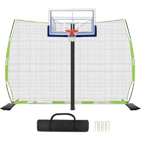 Basketball Net Catcher Basketball Backstop Net Basketball Barrier Nets for Backyard 12 x 10 ft Rebounder to Guard Rebound for Baseball, Softball, Lacrosse, Soccer, Basketba in Saudi Arabia