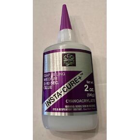 Bob Smith Insta-Cure+ Gap Filling Medium Cyanoacrylate Glue, 5-10 Sec Setting Time, 2 oz, Bob Smith Industries, Hobby Bolts, BSI in Saudi Arabia