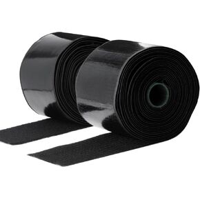 4 Inch x 20 Feet Black Hook and Loop Tape Heavy Duty, Keep Couch Cushions Carpet Rugs from Sliding, Ysibbon Adhesive Hook and Loop Strips for Home Wall Sofa Office in Kuwait