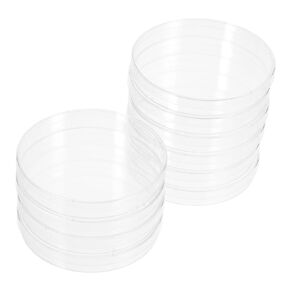 10pcs أطباق الثقافة الشفافة لاستخدام المختبر لوحات ثقافة الكيمياء للأدوات التجريبية لحضانة عينة آمنة in Kuwait