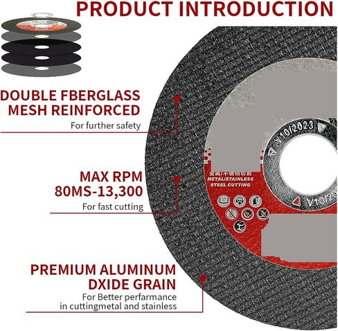 Cutting disc 125mm Metal Cutting Discs Cut Off Wheels Flap Sanding Discs Grinding Discs Angle Grinder Wheel 2-50Pcs(5pcs) in Saudi Arabia