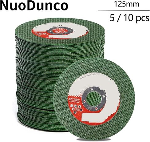 Cutting disc 5/10pcs 5 Inch Circular Resin Sawes Bladeing 125mm Metal Cutting Disc Angle Grinder Cutting Wheel for Steel Wood Copper Cutting(125mm 5pcs) in Saudi Arabia